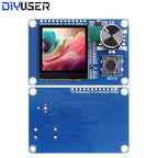 1.54 inch TFT LCD Display Module with EC11 Rotary Encoder Button, IIC/I2C SPI Interface 240x240 for ESP32 ESP8266 DIY