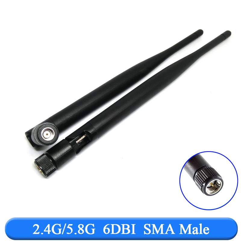 1-10Pcs 2.4GHz 5.8Ghz 5G Antenna RPSMA 8dBi wifi Antenna Dual Band 2.4G/5G 5.8G WIFI Antena Aerial SMA Female Wireless Router