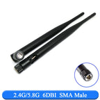 1-10Pcs 2.4GHz 5.8Ghz 5G Antenna RPSMA 8dBi wifi Antenna Dual Band 2.4G/5G 5.8G WIFI Antena Aerial SMA Female Wireless Router