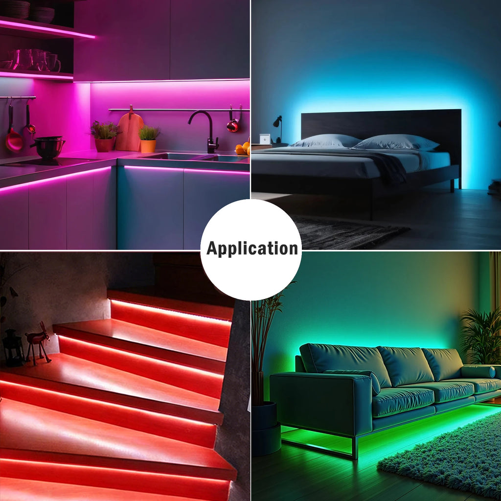 5V USB COB LED Strip Light 3Keys Touch Dimmable ON/OFF Switch Bright Red Green Blue Warm White 320LEDs Flex Ribbon Tape 8mm PCB