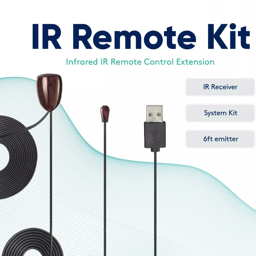 USB IR Repeater Extender Kit with Receiver & Emitter Infrared Remote Control Signal Booster for TV DVD Cable Box