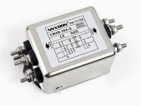EMI Purification Power Filter CW4B-30A-S Three-phase Three-wire  Anti-interference AC 380V  30A