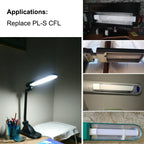 1pc 2G7 2GX7 Led Lamp PLS Light Desk Hotel Office CFL Pl Light 5W 7W SMD 2835 Warm White/cold White CFL Light Lamp Replacement
