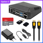 Argon One V2 Case for Raspberry Pi 4 Model B Passive Cooling Metal Shell Optional M.2 NVMe SSD Expansion Board for Argon ONE V2