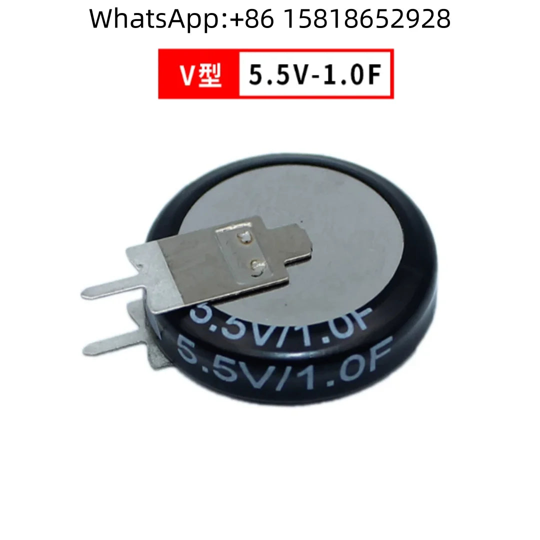 4pcs Super Capacitors V.H.C Type 5.5V 0.1F, 5.5V 0.22F, 5.5V 0.33F, 5.5V 0.47F, 5.5V 1.0F, 5.5V 1.5F, 5.5V 2.5F, 5.5V 5.0F, 5.5V