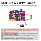 1-10 PCS DIY BT Audio Receiver Board DC 3.5V-5V 5W Mono Amplifier Decoder Board MP3 Player TWS 3.5mm AUX Speaker Stereo Module