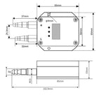 Digital Differential Pressure Transmitter 4-20mA 0-10V 0-5V RS485 Wind Air Pressure Sensor 0-50pa 0-100pa 0-200pa 0-2Kpa