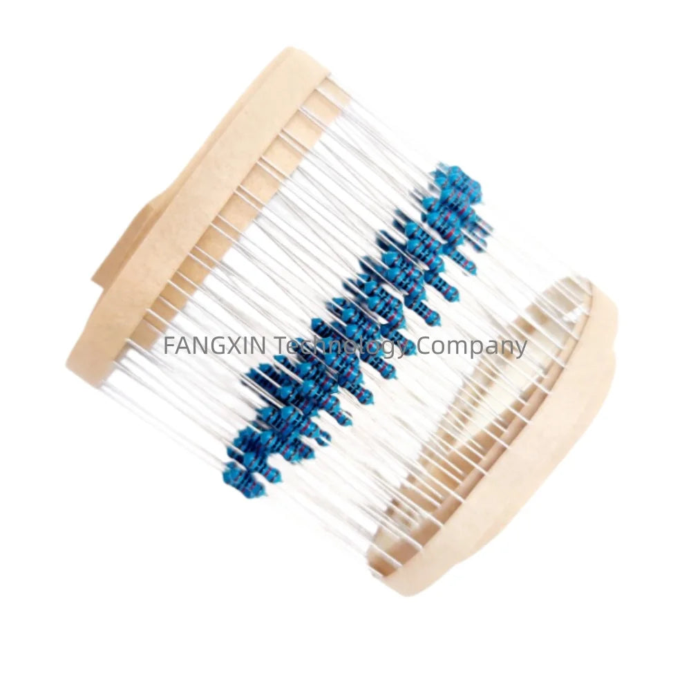 100PCS,Metal Film Resistor 1/4W 1% 100K 220R 1K 1.5K 2.2K 4.7K 10K 22K 47K 100R 100 220 1K5 2K2 4K7-22M Ohm Resistance 1R~22M