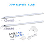 LED Light Under Cabinet Lights For Kitchen Hand Sweep Switch PIR Motion Sensor Closet Wardrobe Lamp 30/40/50cm Led Night Light