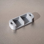 Suitable for WAGO 221 series: Mounting clips and organizers for securing and organizing terminal connectors.