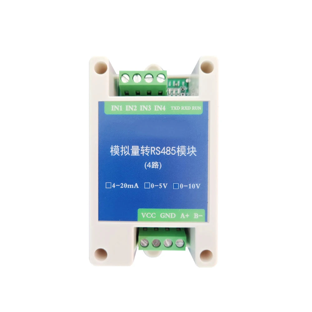 Conversion Module Analog 0-5V 0-10V 4-20mA to RS485 Modbus RTU Protocol 2 4 8 Channel Digital RS485 Transform Modules