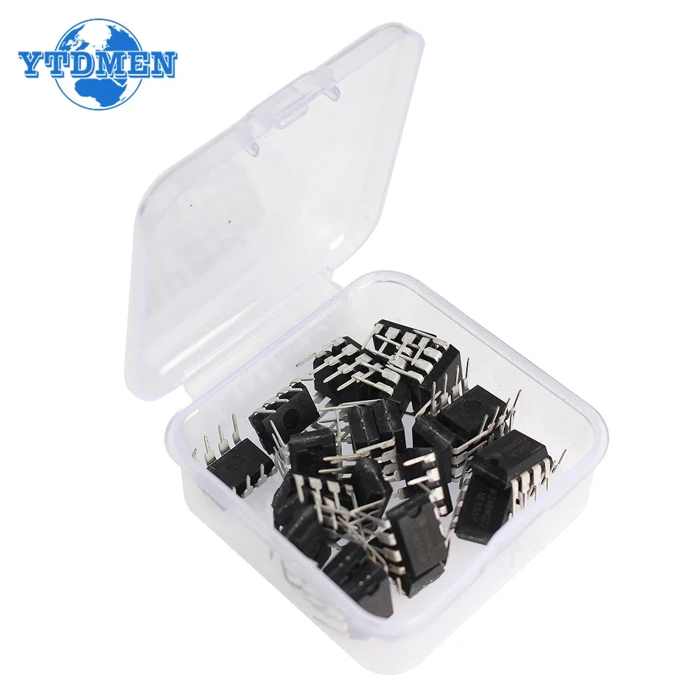 25pcs/box NE555P LM358P LM324N DIP Integrated Circuits Timers NE555 LM358 LM324 Operational Amplifiers Electronic Kit