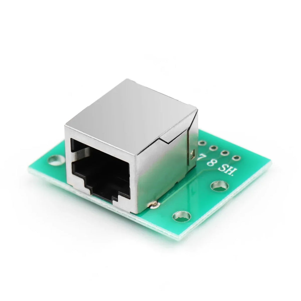 RJ45 Adapter Board To XH2.54 Modular Ethernet Connector Adapter Network Interface + Breakout Board + Pin Header Switch to beta