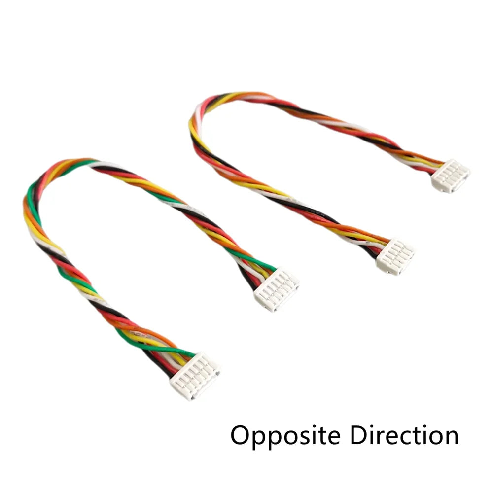 5pcs GH1.25 2P/3P/4P/5P-10 Pin JST GH 1.25 Single Double Head Connector with 150mm Soft Silicone Cables for Pixhawk Pixhack GPS