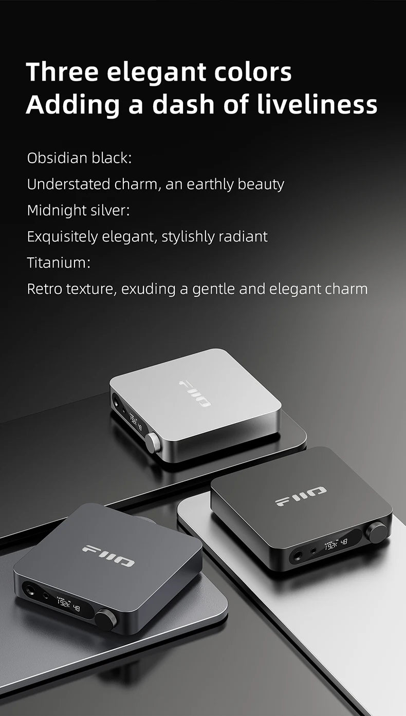 FiiO K11 DAC and Headphone Amplifier for Home Audio/PC, 6.35mm and Balanced 4.4mm, RCA, Coaxial, Optical, 1400mW, DSD256