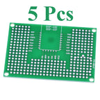 2~100Pcs 5X7 Double Sided Tin Plated Breadboard Prototype PCB Board Compatible With Wifi ESP8266 ESP12F ESP12E ESP32 Module
