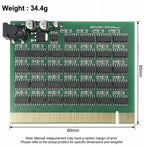 PCI-E 16X PCI Express Slot Tester Card for Motherboard,PCI-E Light Tester,Detect South Bridge Short Circuit & Open Circuit Fault