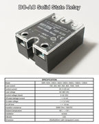 12V 24V Solid State Relay DC to AC SSR Module 230V AC Load 3-32VDC Input for Home SSR-10DA SSR-25DA 40DA 60DA 80DA 100DA 120DA