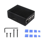 Raspberry Pi 3B Plus Aluminum Alloy Case Passive Cooling Heat Sink Armor Heat Dissipation Metal Shell for Raspberry Pi 3 Model B