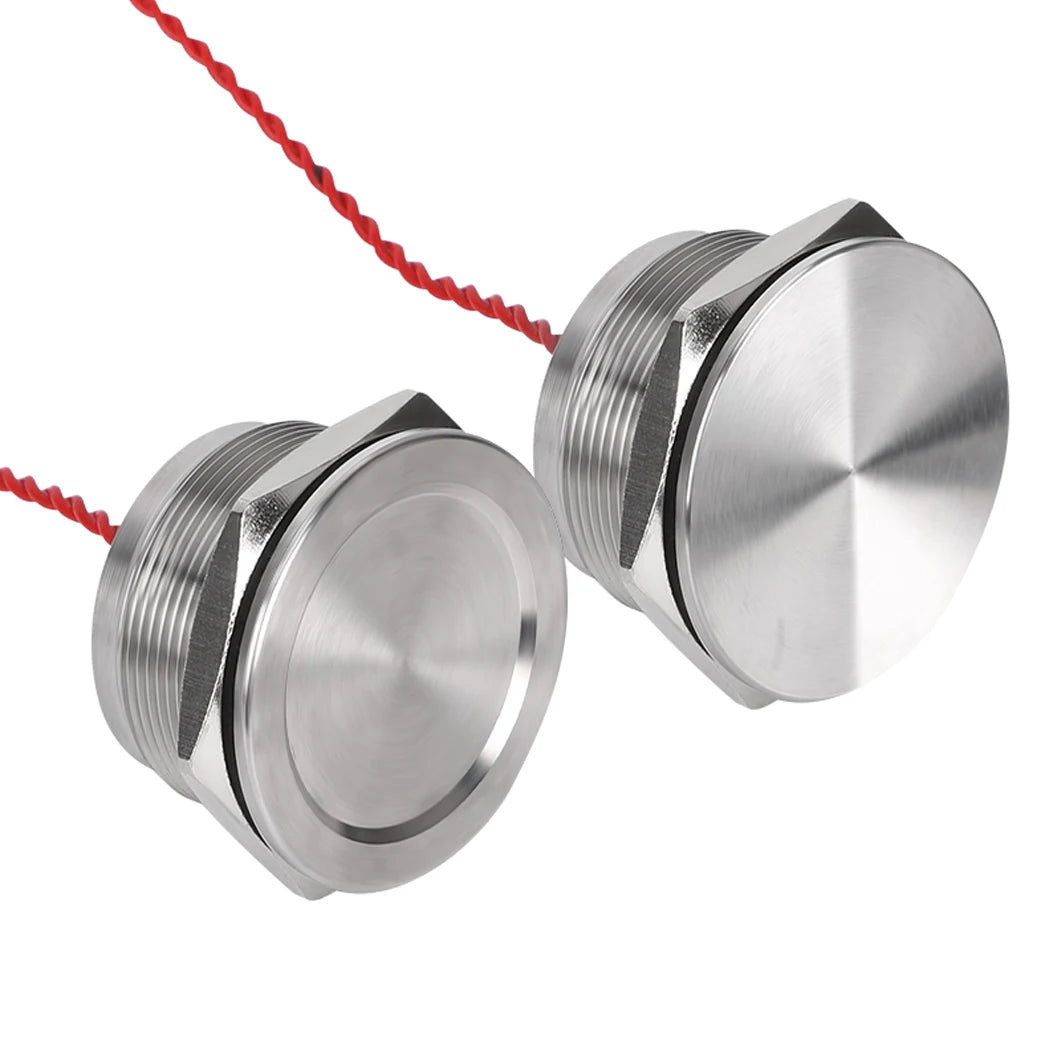 ABILKEEN 30mm 1NO Momentary/Latching Function Piezo Electric Switch IP68 Waterproof Pressure-Sensitive Switch