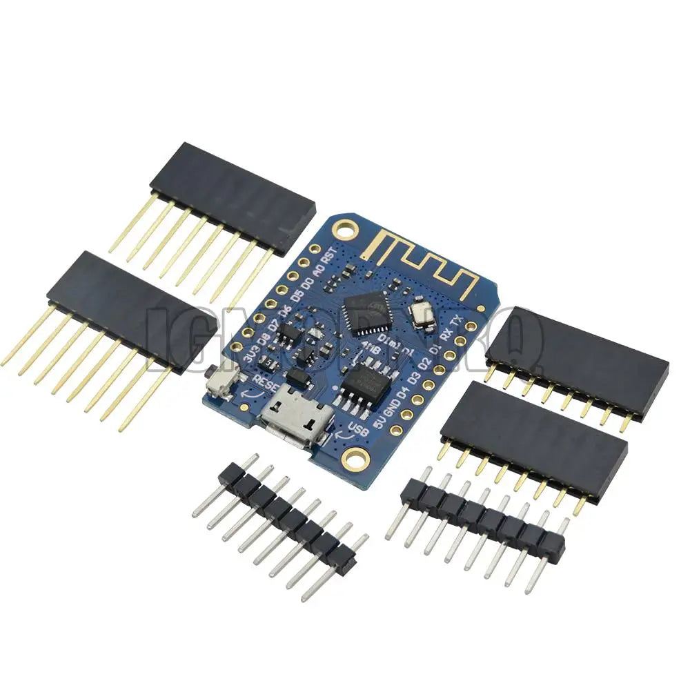 CH340G CH340 ESP8266 ESP-12 ESP-12F V2 USB WeMos D1 Mini PRO V3.0.0 WIFI Development Board NodeMCU Lua IOT Board 3.3V With Pins