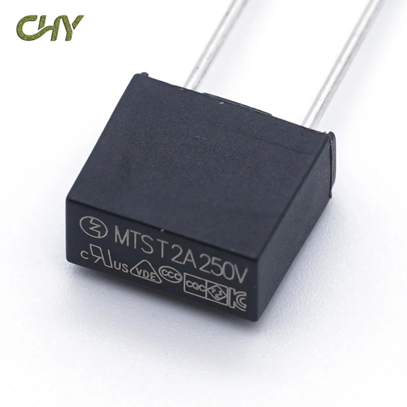 10Pcs/Lot T1A/2/3.15/4/5/6.3/8A/10A/15A/16A/20A 250V MTS Black Square Slow Blow Current Encapsulated  Fuse 8MM（L）*4MM(W)*7MM(H)