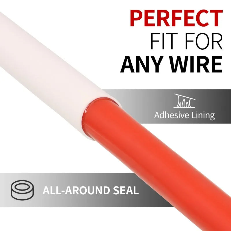 2M 3:1 Heat Shrink Tube With Glue 1.6mm-50mm Multicolor Dual Wall Adhesive Lined Polyolefin Shrinkin ﻿Wrap Cable Protect Sleeve