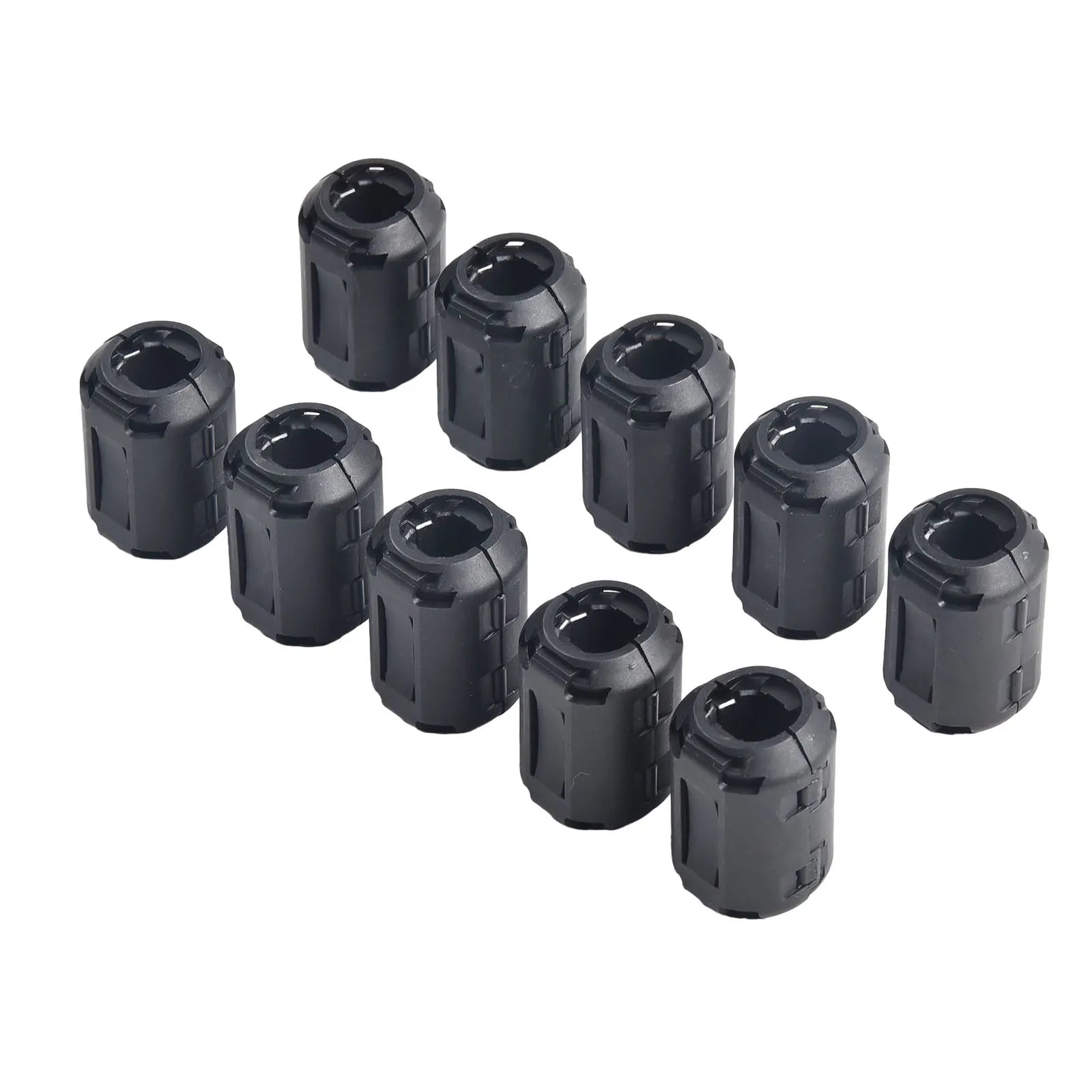 10Pcs TDK Ferrite Core Choke Clip Noise Suppressor Filter Ring Cable Clamp RFI EMI For Audio/Video Cables Power Cord