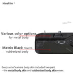 Hinefilm Skin for BG-R20 Camera Battery Grip Sticker For Canon R5II R5M2 R5 R6 R6M2 Camera Battery Skin BG R20 Protector BGR20