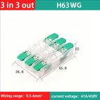 Fast Wiring Wire Connectors Splitter Terminal Blocks Quick Plug-in Connector Conductor Cable Junction Box