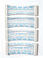 10pcs PH2.0mm 11p 12p 13p 14p 15p 16p 18P 2.0 Terminal Wire 2468 24AWG Flat Blue White Wire Harness Processing Pure Copper