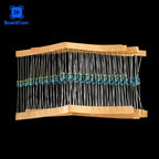 120PCS Metal Film Resistor 1/4W 1% Ohm Resistance Kit 2ohm 2.2ohm 2.4ohm 2.7ohm 3ohm 3.3ohm Car Airbag Repair Resistor Set