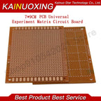 5PCS Single Side Copper Universal PCB Board 2×8/3×7/4×6/5×7/7×9/9×15/10×15cm Prototype Perfboard For Arduino DIY