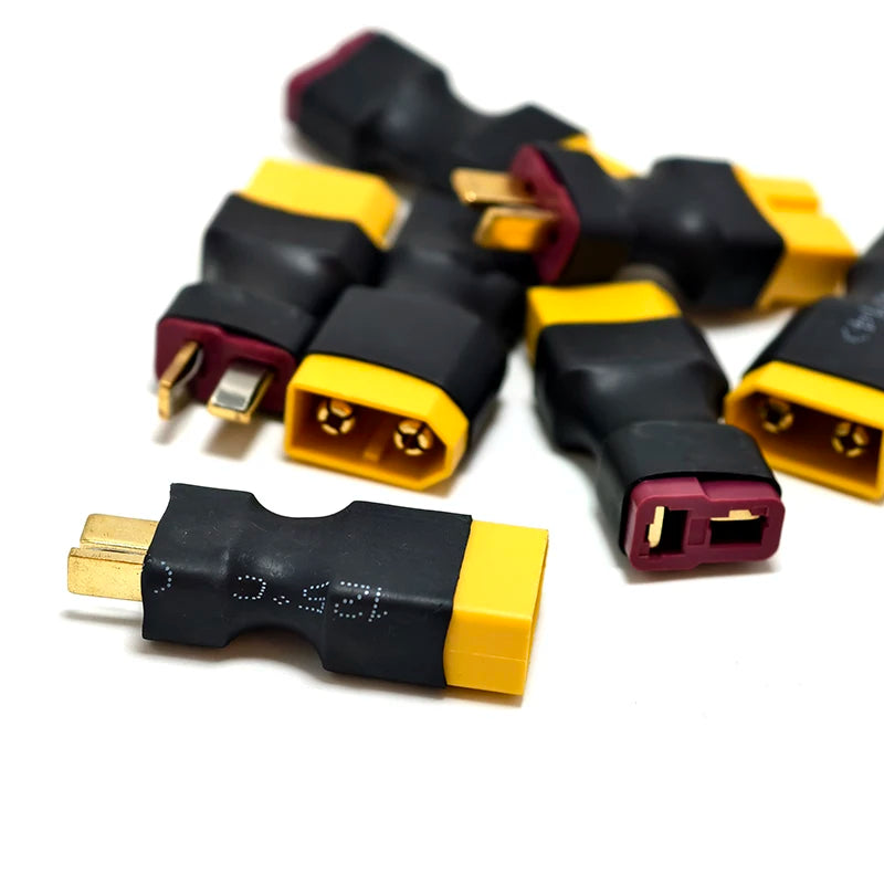 1/5/10Pcs T Deans Plug Male / Female to XT60 Female / Male Connector Adapter For RC LiPo Battery Helicopter Quadcopter RC Parts