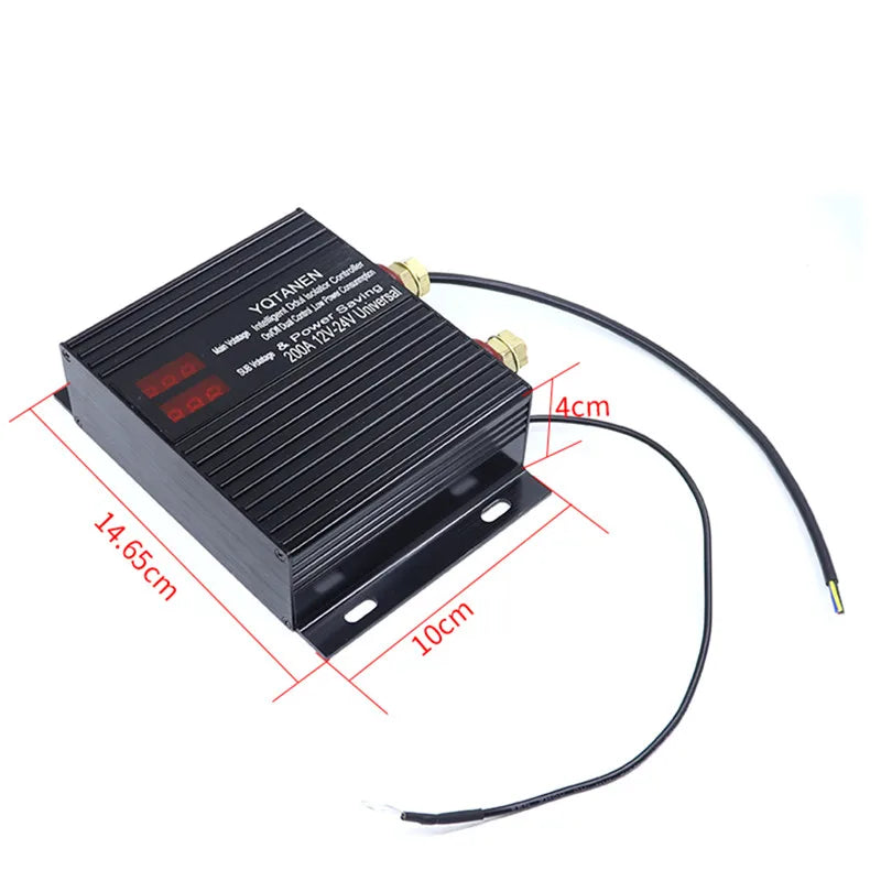 150A 200A Dual Battery Isolator Switch Universal Car Smart Dual Control 12V/24V Voltage Sensitive Relay for ATV, UTV, RV, Truck