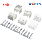 20pcs XHD 2.5mm 2x2P/3/4/5/6/7/8/9/10PIN A2557 Double Row Dual Straight Right Angle Wafer Plug Housing Terminal Connector