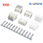 20pcs XHD 2.5mm 2x2P/3/4/5/6/7/8/9/10PIN A2557 Double Row Dual Straight Right Angle Wafer Plug Housing Terminal Connector