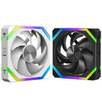 JUMPEAK CS120 ARGB Cooling Fan 360mm 240mm Modular Stackable Splicing Silent 120mm RGB Fans Kit For Gaming PC Case Water Cooler