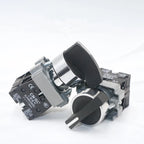 XB2 Rotary Switch 2/3 Position Self Locking / Self Resetting Selector Knob Switch 1NO/2NO/1NO1NC BD21 BD33 BD22 BD25 BD45 BD53