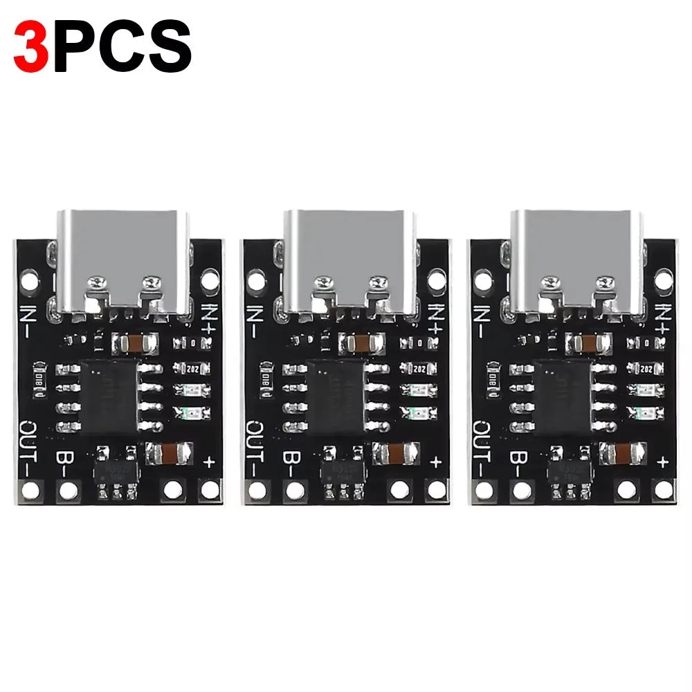 1-20Pcs TP4056 3.7V Lithium Battery Charging Discharging Board With Protection Type-C USB Type C Li-ion Battery Charging Board