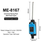 ME-8108 ME-8104 ME-8107 ME-8111 ME-8112 ME-8166-8169 Limit Switch Rotary Adjustable Roller Lever Arm Travel Switch AC250V NO NC