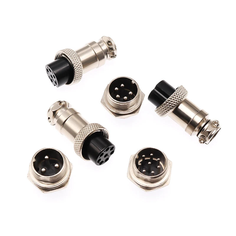 GX16 Aviation Circular Connector 2Pin3pin4pin 5pin6pin7pin8pin9pin10pin Male & Female Diameter 16mm L73 RS765 DF16 M16
