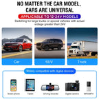 FM Transmitter Bluetooth-Compatible 5.3 Support TF Card U Disk Cell Phone Charger Hands Free Wireless Car Kit Car FM Transmitter