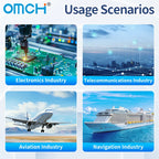 OMCH 1PCS M12 Sensor Connector Waterproof IP67 Aviation Plug Socket Male Female 4 5 8Pin Hole Straight Bend Angle Screw Threaded