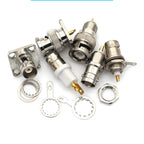 Stlxy 1PCS BNC Female Socket Solder Connector Chassis Panel Mount Coaxial Cable For Welding Machine Parts 50 ohm Q9 BNC-50KY