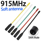 LoRa 915MHz Whip Antenna 902-928MHz 906MHz 923MHz For Meshtastic LORA32 ESP32 Module Long Range SMA Male Omni Antenna Colours