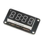 0.36 Inch 4 Digit 7 Segment TM1637 Clock Display Module I2C Communication 3.3V 5V Anti-reverse PH2.0 for Arduino ESP32 Microbit