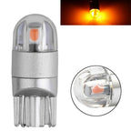 1Pcs T10 2SMD 3030 W5W 194 168 LED Reading License Plate Light Side Lamp DRL Amber Universal Car Lighting
