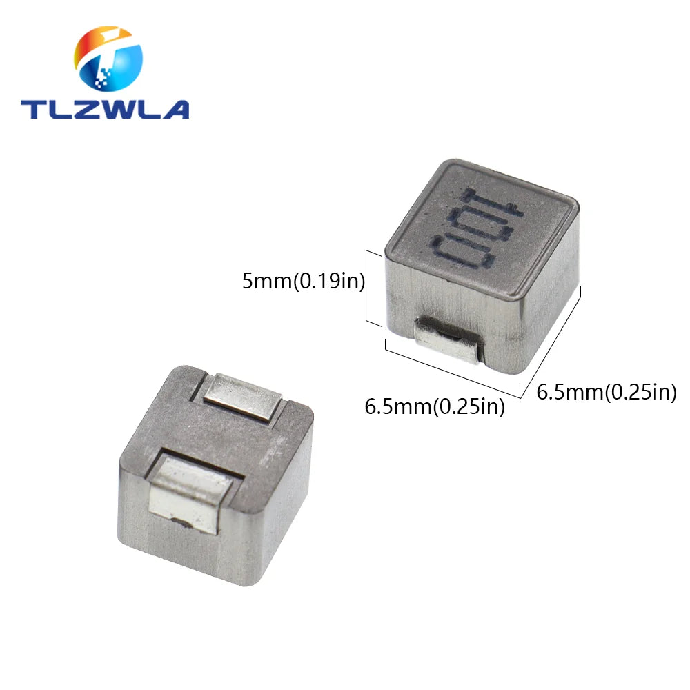 10PCS 0650 Molding Power Choke SMD Power Inductor 1UH 1.5UH 2.2UH 3.3UH 4.7UH 6.8UH 10UH 15UH 22UH 33UH 47UH 1R0 1R5 2R2 7X7X5MM