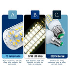 LED Bulb Lamp E27 E14 220V Corn Light Bulbs 24 36 48 56 69 72Leds 5730SMD Lampada Led Diode Lamps Energy Saving Lights for Home